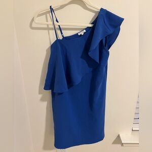 TCEC Blue One-Shoulder Dress